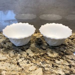 Candle Holders Vintage Indiana Milk Glass Wild Rose Candle Holders Set of Two